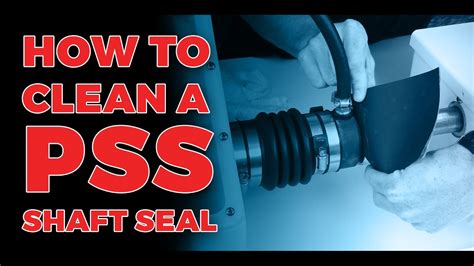 How To Clean A PSS Shaft Seal YouTube