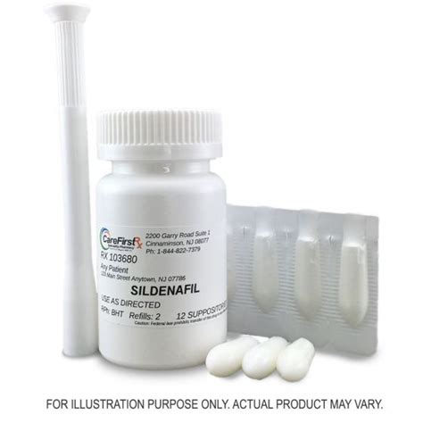 Sildenafil Vaginal Suppositories Compounded