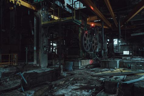 One Of The Last Machines In This Huge Abandoned Paper Mill R