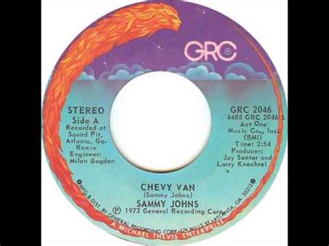 Sammy Johns - "Chevy Van" (1975) - YouTube