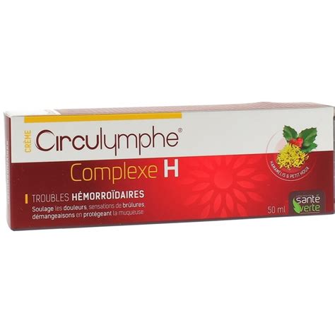 Circulymphe Complexe H Creme Ml Sante Verte Mon Pharmacien Conseil