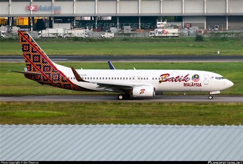 M Lcv Batik Air Malaysia Boeing U Wl Photo By Ooi Thean Le Id