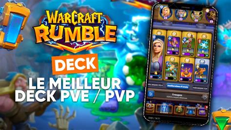 Le Meilleur Deck Sur Warcraft Rumble Pour Pve Et Pvp Youtube