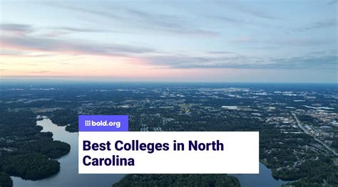 Best Colleges In North Carolina In 2024 Bold Org Bold Org