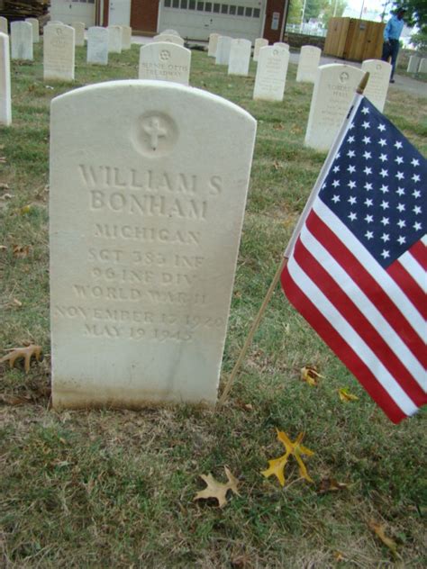 Sgt William Silas Bonham 1920 1945 Find A Grave Memorial