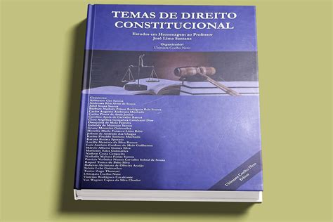 Portal Ufs Professor Da Ufs Lan A Livro Temas De Direito Constitucional