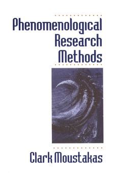 Pdf Phenomenological Research Methods By Clark Moustakas Ebook Perlego