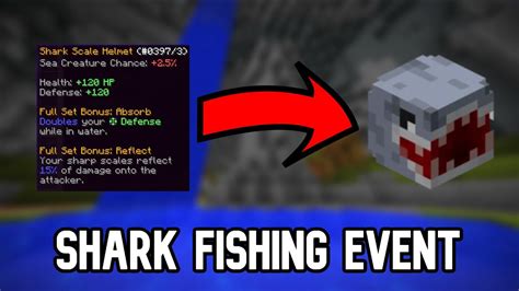 New Shark Fishing Festival Event Hypixel Skyblock Youtube