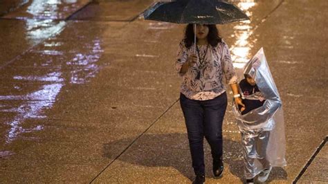 No olvides el paraguas se prevén lluvias y hasta granizadas en la CDMX