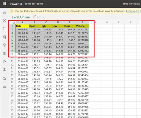 Power Bi Pin Workbooks On The Dashboard Geeksforgeeks