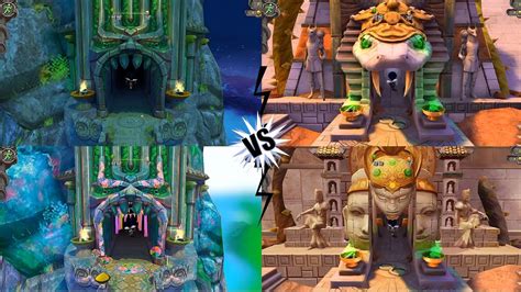 Temple Run Chinese Version Moonlit Night Vs Blazing Sands Vs Holi