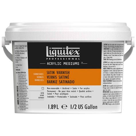 Liquitex Acrylic Satin Varnish Gallon Bucket Jerry S Artarama