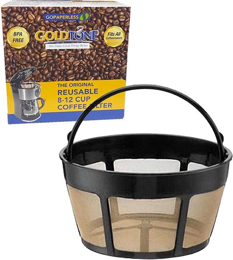 Amazon Goldtone Brand Reusable Basket Filter Fits Bonavita Model