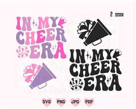 In My Cheer Era Svg Png Cheer Era Svg Cheer Svg Cheer Shirt Svg