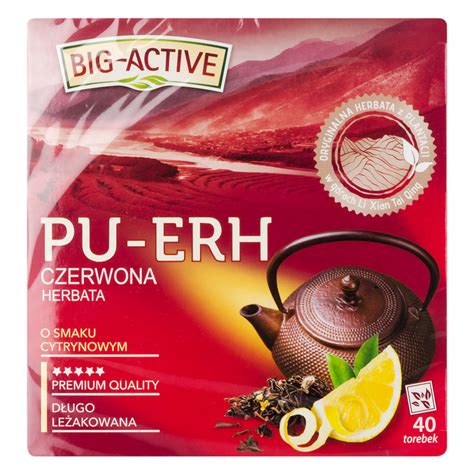 Big Active Pu Erh Herbata Czerwona Ekspresowa Szt Dentaltree