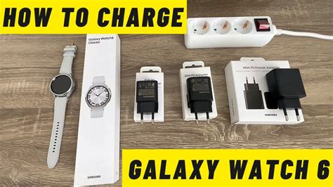 How To Charge Samsung Galaxy Watch 6 Youtube