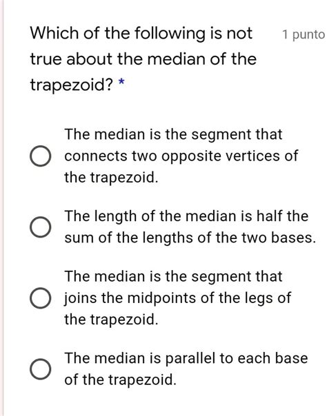 SOLVED Which Of The Following Is Not True About The Median Of The