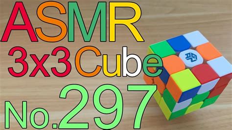 X No Rubik S Cube Practice Scramble Asmr Youtube