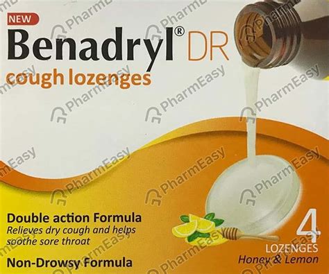 Buy Benadryl Dr 10 MG Lozenge 4 Online At Flat 15 OFF PharmEasy