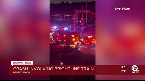 Dead In Crash Involving Brightline Train In Delray Beach Youtube