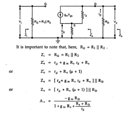 Common Source Amplifier With Voltage Divider Bias Unbypassed Rs