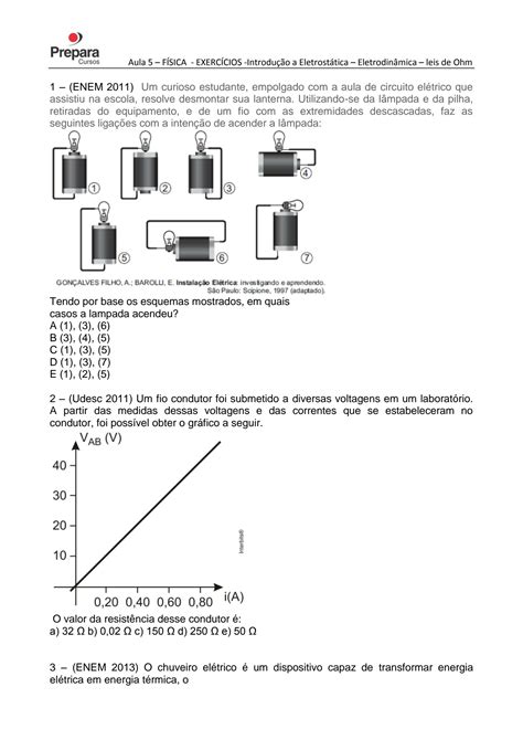 Solution Aula Fisica Exercicios Introducao A Eletrostatica