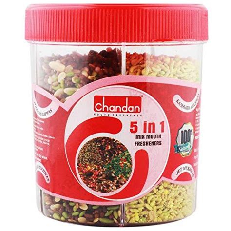 Chandan Mouth Freshener Chandan Mukhwas Chandan Mukhwas Tin 5 In 1