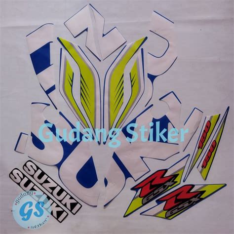 Jual Sticker Striping Lis Les Fullbody Motor Suzuki Gsx R Biru