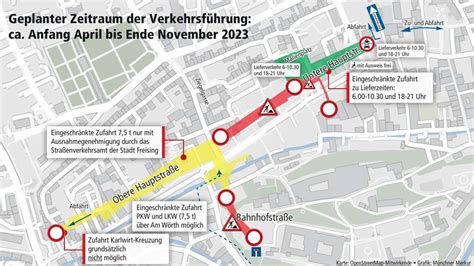 Keine Einfahrt Neue Baustellen in Freisings Innenstadt führen zu