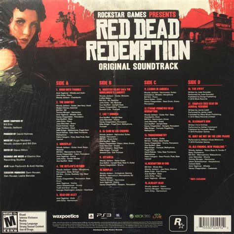 Red Dead Redemption Soundtrack (Vinyl) : Bill Elm, Woody Jackson, Jose Gonzalez, Jamie Lidell ...