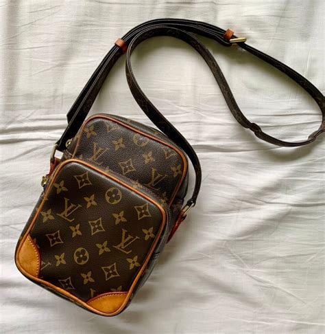 Louis Vuitton Unisex Vintage Lv Amazon Crossbody Bag On Designer Wardrobe