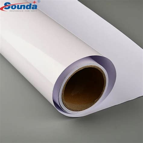 Glossy Matt White Eco Solvent Printing PVC Printable Adhesive Car Wrap