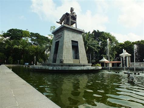 The Statue Of Mr Soekarno First President Of The Republic Of Indonesia