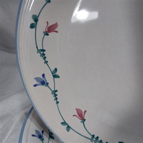 Savoir Vivre Portofino Blue Round Dinner Plates 11 Set Of 4 EBay