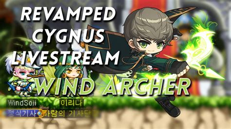 Kms Maplestory Lets Play Revamped Wind Archer Youtube