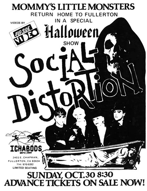 Oct 30 1983 Ichabods Fullerton Social Distortion Social