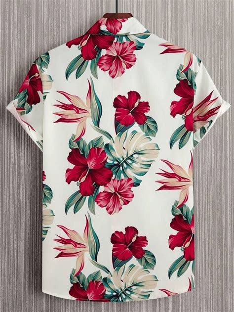 Manfinity RSRT homens Camisa impressão floral SHEIN Brasil in 2024