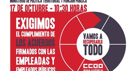 Cc Oo Miteco Mapa Ccoo Nos Concentramos Para Exigir Al Gobierno El