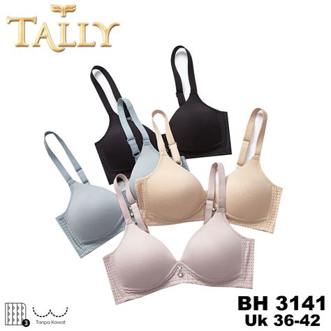 Jual Tally Bra Tanpa Kawat Bahan Katun Baby Skin Busa Tipis Cup B C