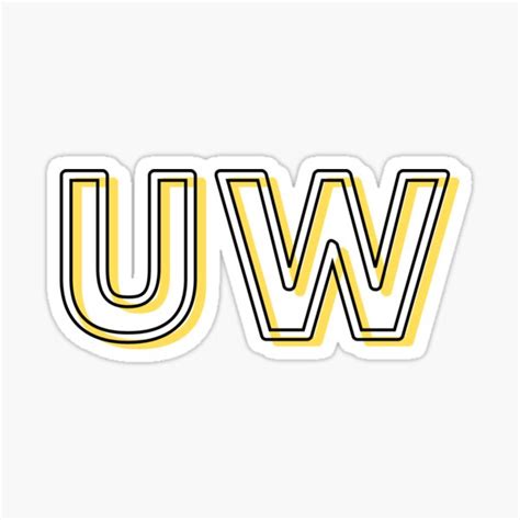 Uw Sticker By Jreiken Redbubble