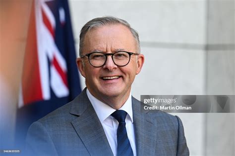 Australian Prime Minister Anthony Albanese Holds A Joint News News