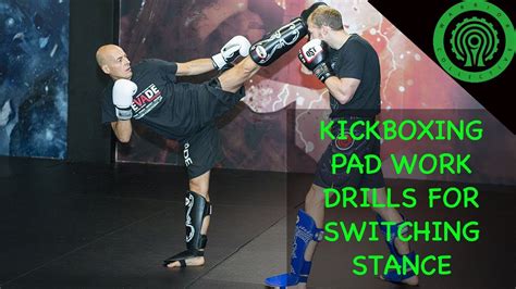 Kickboxing Training - Switching Stance Pad Work Drills - YouTube