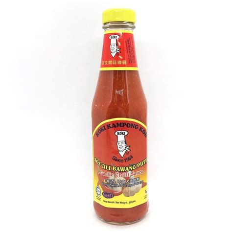 Koki Kampong Koh Garlic Chilli Sauce Gm Halal Shopee Malaysia