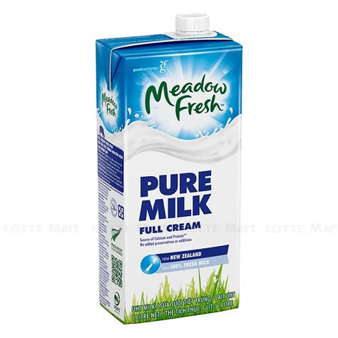 Sữa Tươi Tiệt Trùng Nguyên Kem Meadow Fresh Hộp 1l