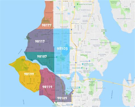 West Seattle Zip Code Map - Hiking Map