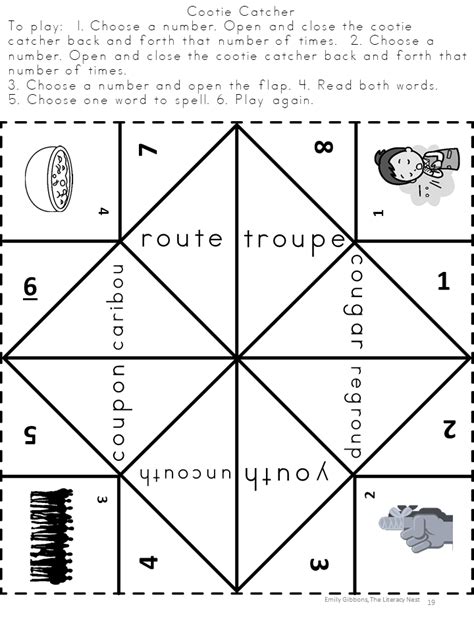 Ou Oo Multisensory Phonics Practice And Word Work Activities Orton