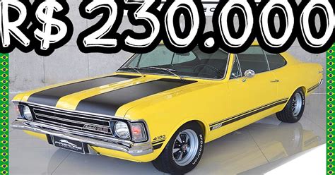 Carwp R Pastore Chevrolet Opala Ss Coup Amarelo