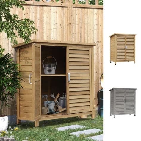 Outsunny Gartenschrank Holz Ger Teschuppen Gartenhaus Pultdach Eur