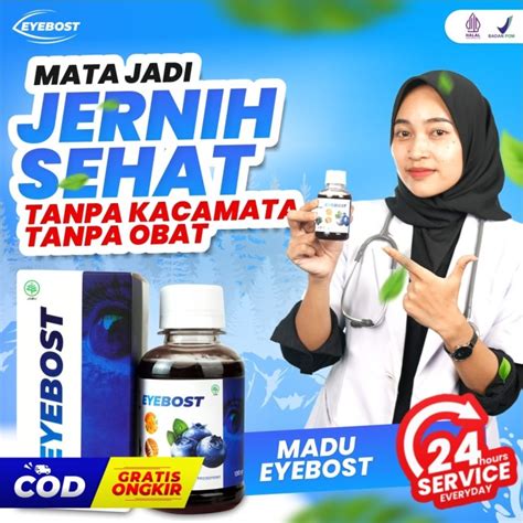 Jual EYEBOST Madu Kesehatan Mata Suplemen Herbal Vitamin Untuk Mata