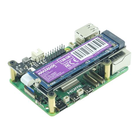 Pcie Hat For Raspberry Pi With Makerdisk Nvme Ssd